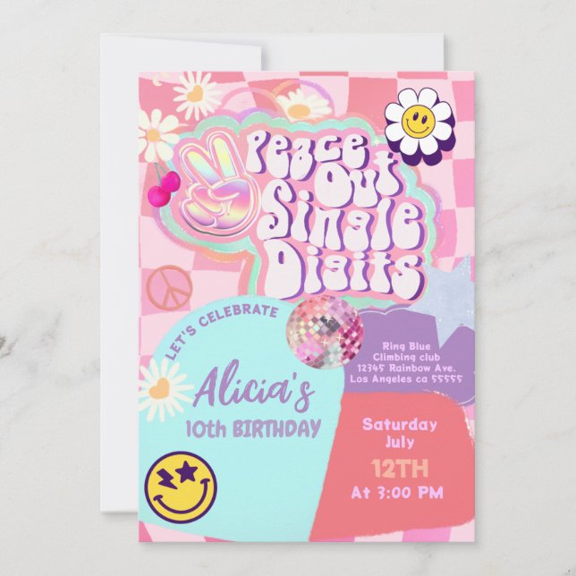 Convite manter a paz de solteiro (Frente)