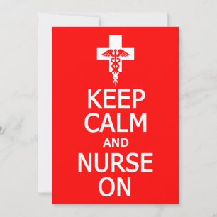 Convite Manter Calm & Nurse a convite, personalizar