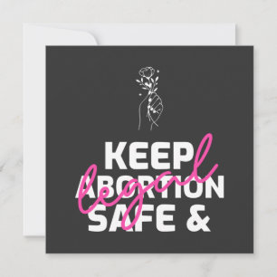 Convite Manter O Aborto Seguro E Legal