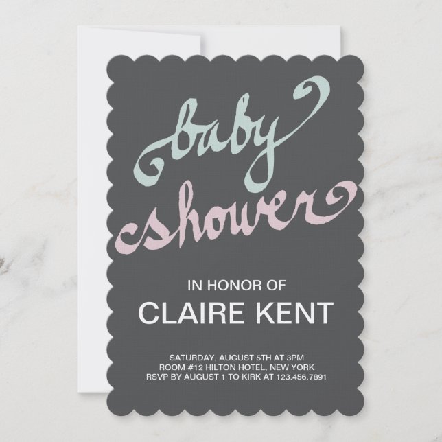 Convite manuscrito (Frente)