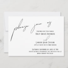 Manuscrito Moderno Simples Por Favor Junte-Se A Nó