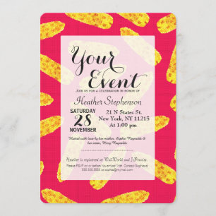 Convite Mão bonito engraçada espiga de milho tirada no