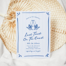 Mão Branca Desenhada Azul Última Brinde na Costa