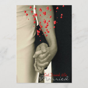 Convite mãos Balack e jantar de ensaio branco do casament