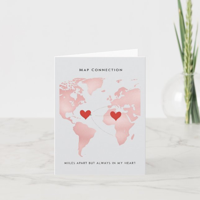 Convite Map Connection Card (Frente)