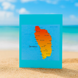 Convite Mapa de Dominica