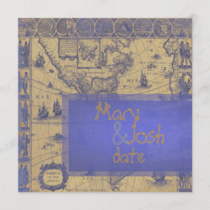 Convite Mapa do Mundo Náutico do PixDezines