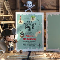 Mapa do tesouro pirata 4º aniversário