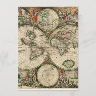 Convite Mapa do Velho Mundo