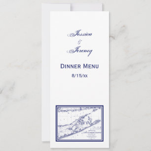 Convite Mapa dos Hamptons da Long Island