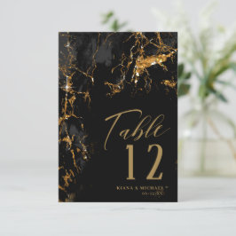 Convite Marble Glitter Wedding Black ID644