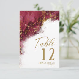 Convite Marble Glitter Wedding Burgundy ID644