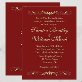 Convite Marcella Wedding