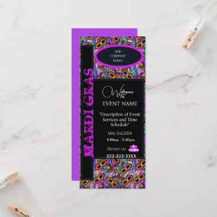 CONVITE MARDI GRAS