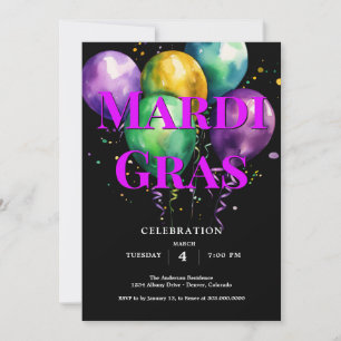 Convite Mardi Gras