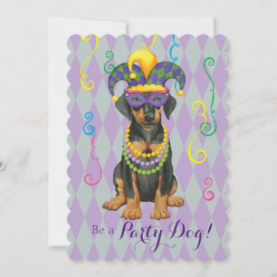 Convite Mardi Gras Dobe