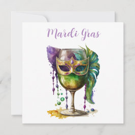 Convite Mardi Gras Mask