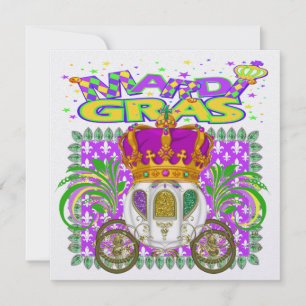 Convite Mardi Gras - Seu Evento Real - SRF