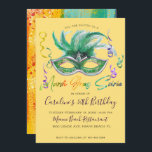 Convite Mardi Gras Soiree | ANIVERSÁRIO DE 30 ANOS<br><div class="desc">Ter 30 é um marco por si só. Há alguns aspectos que precisam de uma deliberação cautelosa antes de se poder dizer sim. Por exemplo, pense se isto será uma festa para adultos. O que faz uma festa de aniversário de mascarada Mardi Gras perfeita? Comida, diversão, amigos e o convite...</div>