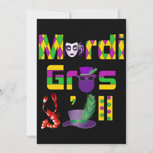 Convite Mardi Gras Y'all Thunder_Cove