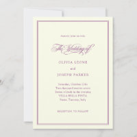 Marfim e ameixa | Casamento de Elegância Italiana