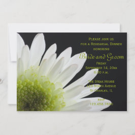 Convite Margarida Branca no Janto de Ensaio de Casamento N