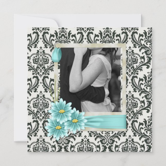 Convite margarida rústica casamento country western (Frente)