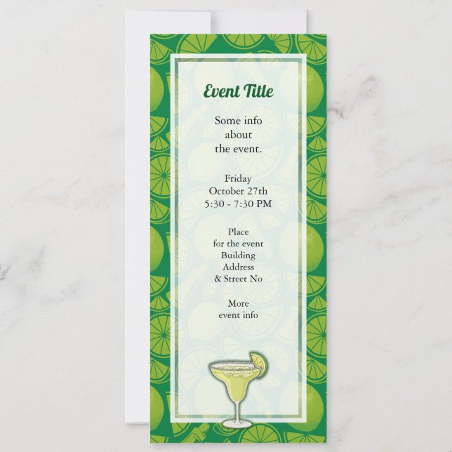 Convite Margarita (Verso)