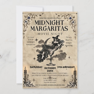 Convite Margaritas à Meia-Noite
