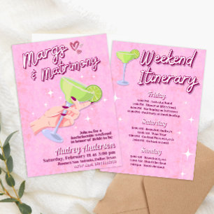 Convite Margs e Matrimônio - Fim de Semana da Noiva