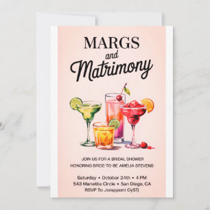 Convite Margs e Matrimony Chá de panela   Wat