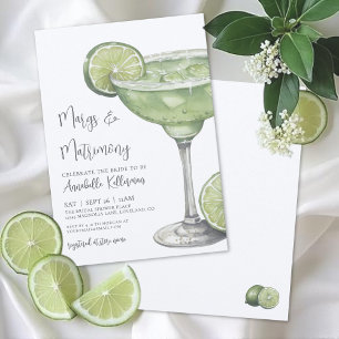 Convite Margs & Matrimony Churrasco de Noivado Margarita