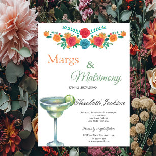 Convite Margs & Matrimony Margarita Chá de panela