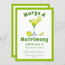 Margs & Matrimony verde limão bachelorette fim de 