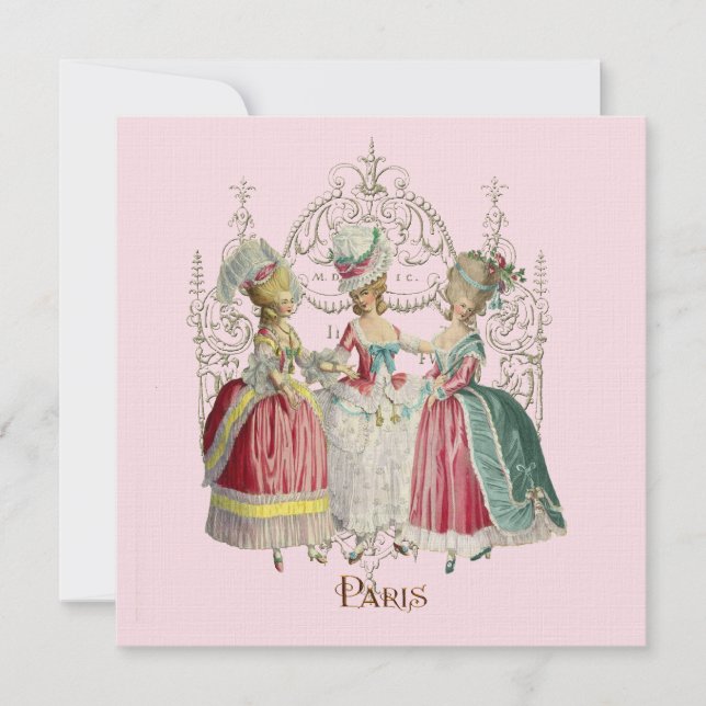 Convite Maria Antonieta em Espera (Frente)