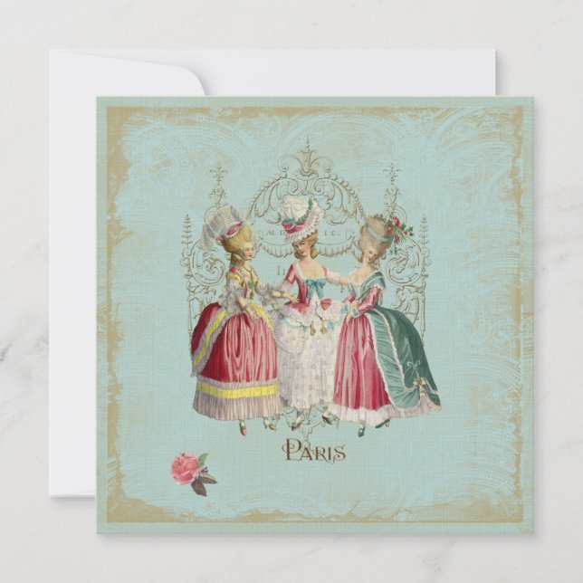 Convite Maria Antonieta em Espera (Frente)