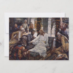 Convite Maria Lavando os Pés de Jesus