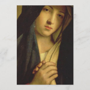 Convite Maria Mãe De Jesus - A Madona Triste