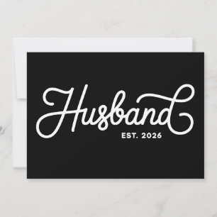 Convite Marido Est 2026 Casamento Recém-Casados Lua de Mel