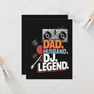 Convite Marido Pai DJ Lenda