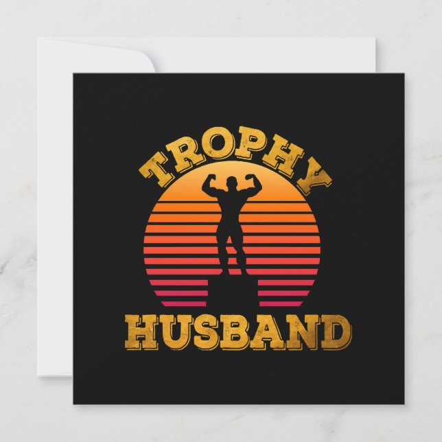 Convite Marido Troféu (Frente)