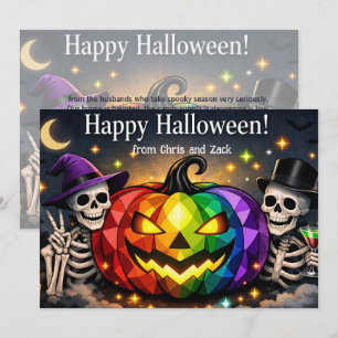 Convite 🎃🌈Maridos Assustadores LGBT