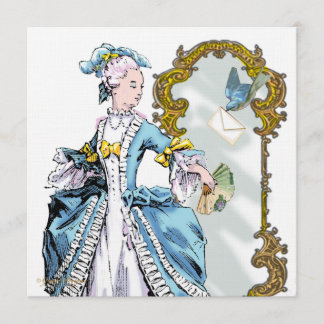 Convite Marie Antonette Bluebird & Mirror