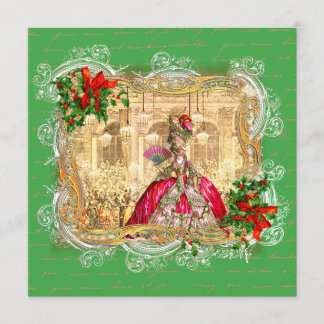 Convite Marie Antonette Christmas Versailles