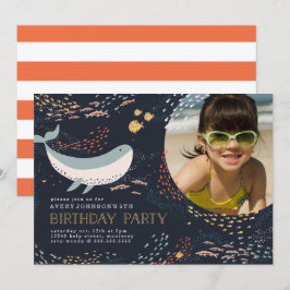 Convite Marine Life Birthday