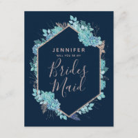 Marinho Blue Succult Você Será Minha Porta-Pontas