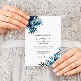 Convite Marinho Celestial Blue