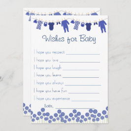 Convite Marinho Chá de fraldas Deseja Jogo Para Bebê