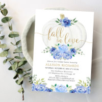 Marinho de abóbora ouro azul queda chá de panela