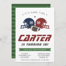 Marinho de futebol americano vermelho, qualquer Fe